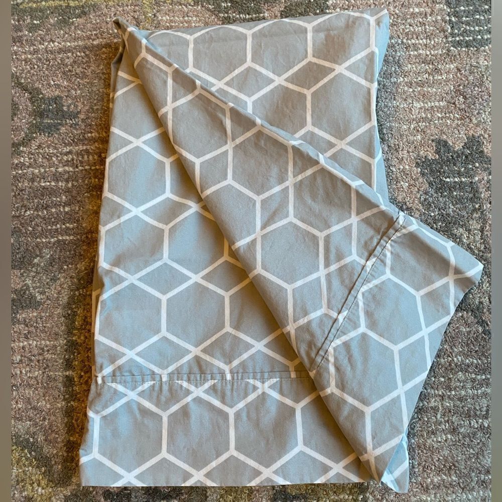 Threshold Honeycomb Design Bed Pillow Case Set